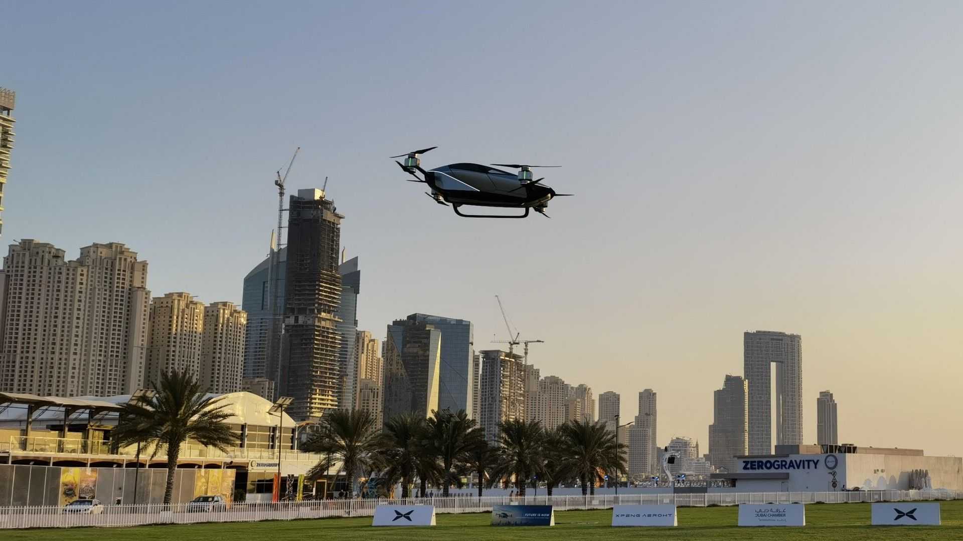 Xpeng’s All-Electric VTOL Aircraft Takes Flight In Dubai