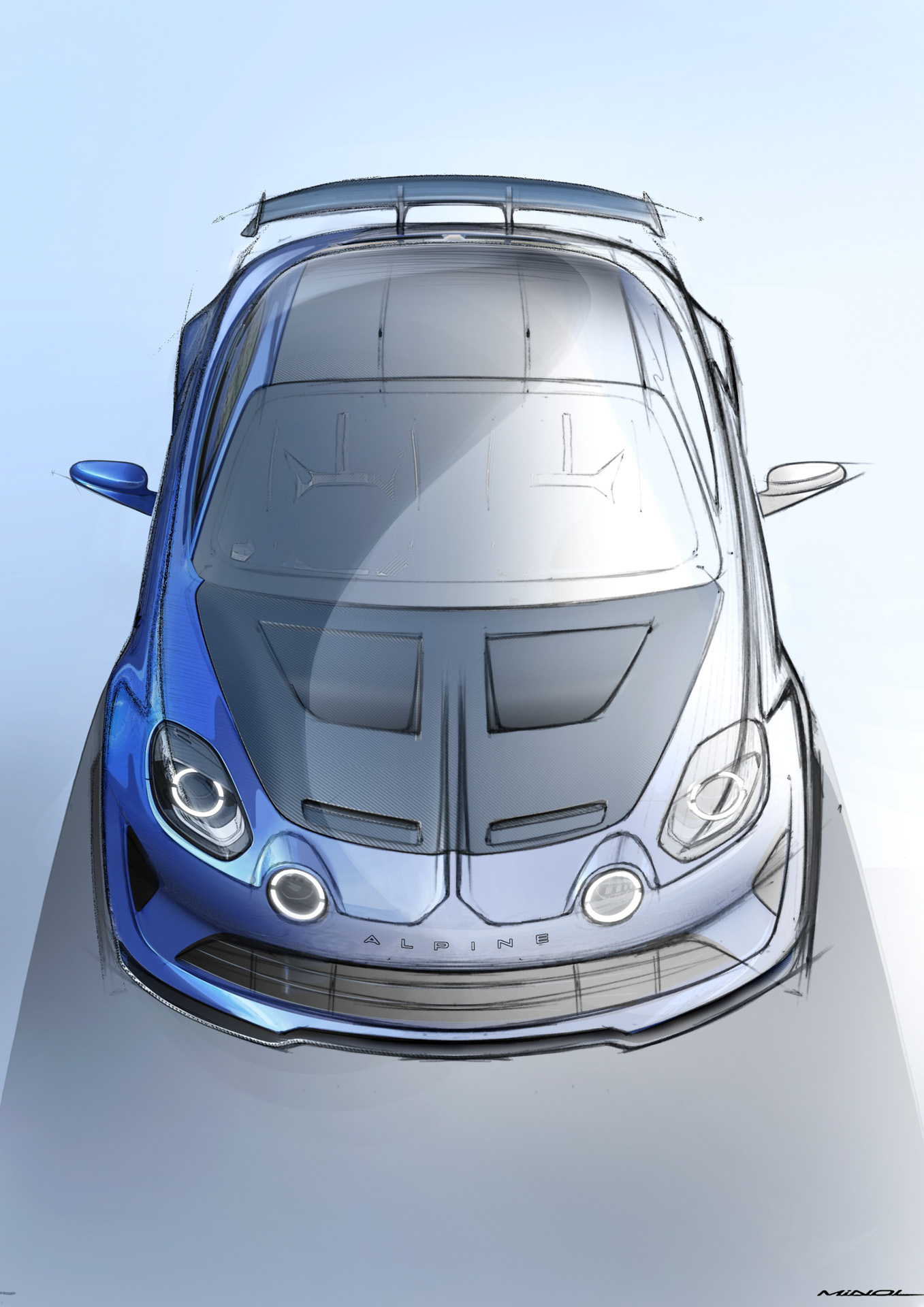 Hardcore Alpine A110 R Shows Off Its Weight Loss In Paris