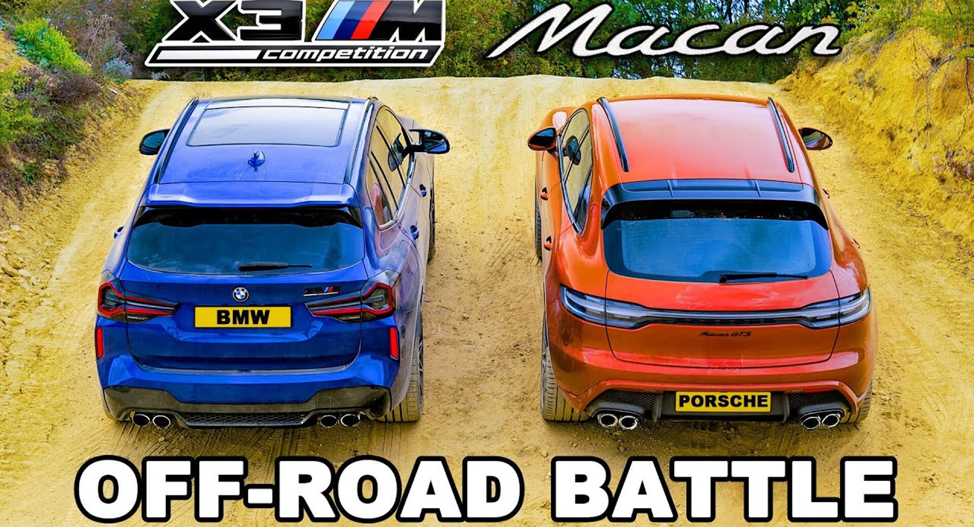 La compétition BMW X3M et la Porsche Macan GTS prouvent le chemin parcouru par les VUS en allant hors route
