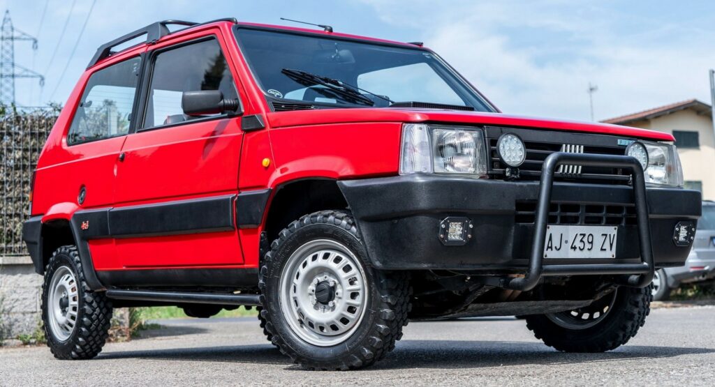 Restored 1986 Fiat Panda Is A But Rugged Italian Off-Roader Carscoops