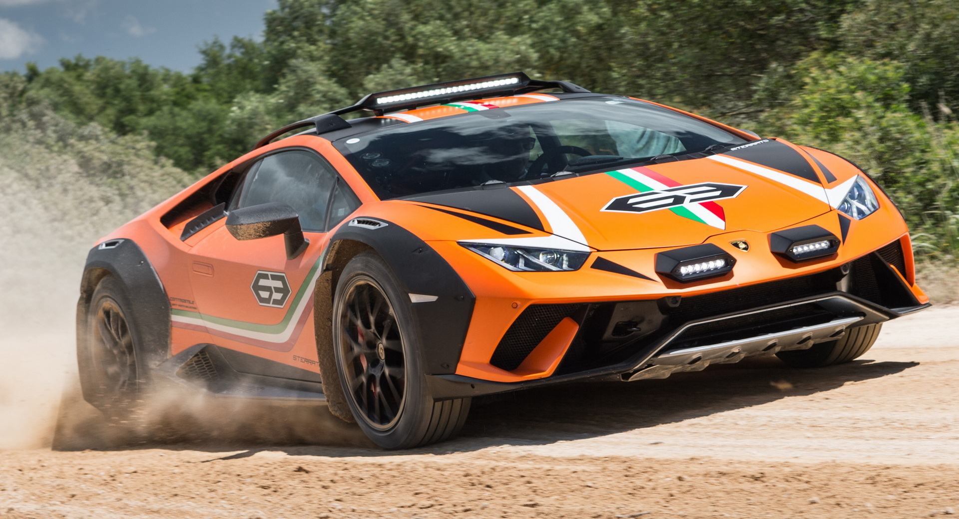 Le développement de Lamborghini Huracan Sterrato a commencé avec un prototype surélevé et une piste de terre