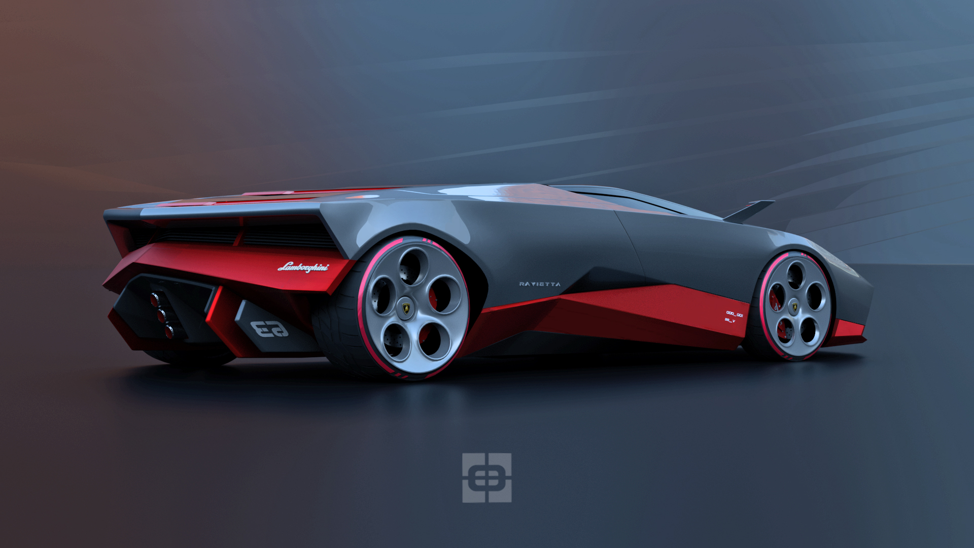 Lamborghini Ravietta Study Looks To Classic Brutalist Design For The Future