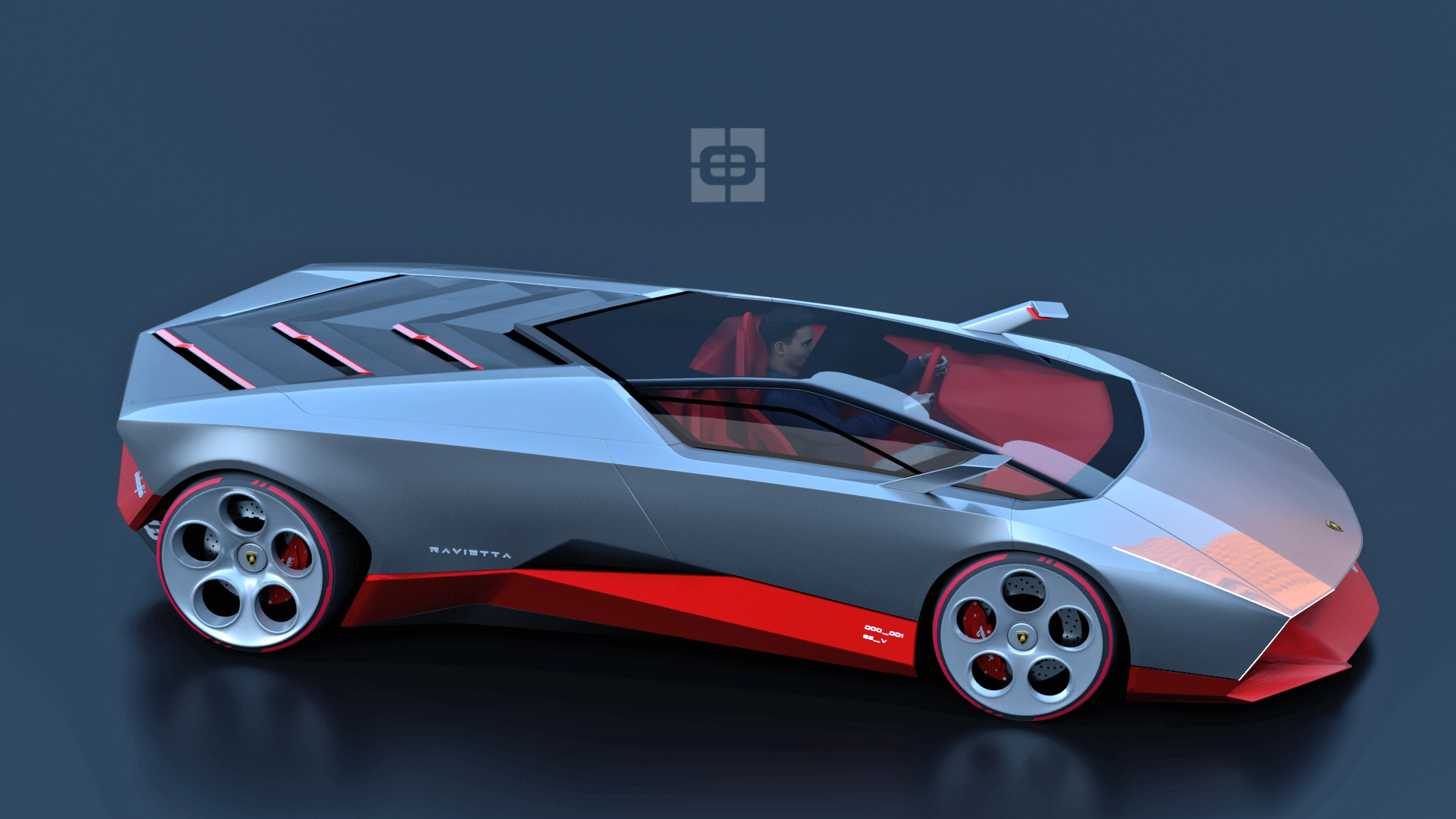 Lamborghini Ravietta Study Looks To Classic Brutalist Design For The Future
