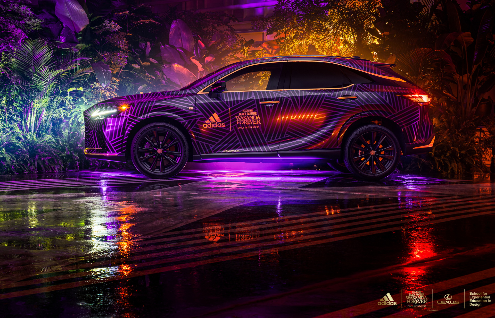 Lexus Partners With Adidas To Create RX 500h ‘Vibe-Branium’ Inspired By Black Panther