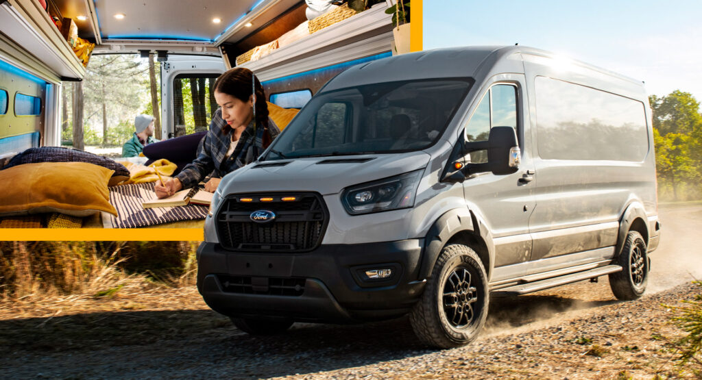  Rugged 2023 Ford Transit Trail Takes Van Life Off The Grid