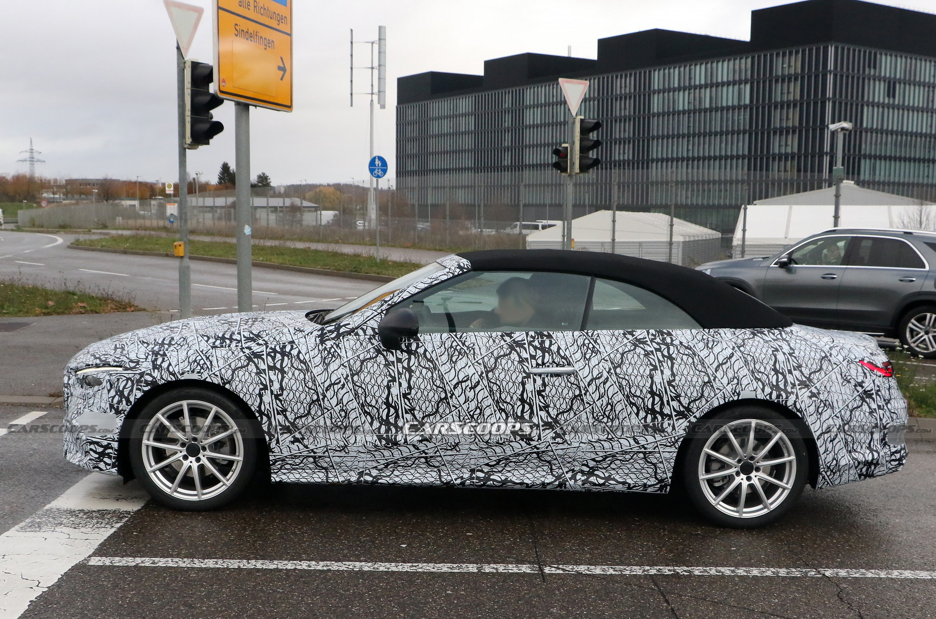 2023 Mercedes CLE Convertible Sheds A Little Cammo In Latest Test Run