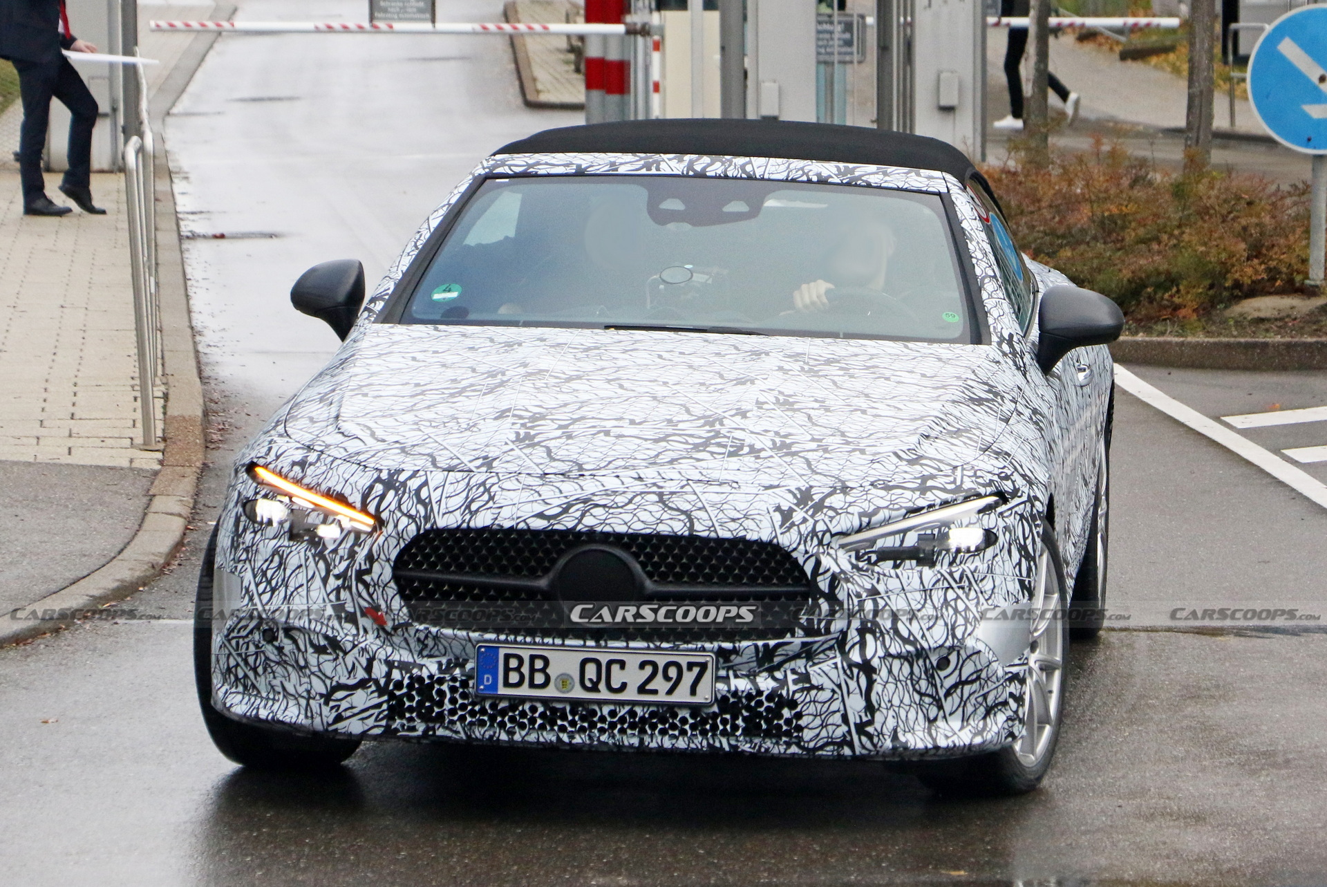2023 Mercedes CLE Convertible Sheds A Little Cammo In Latest Test Run