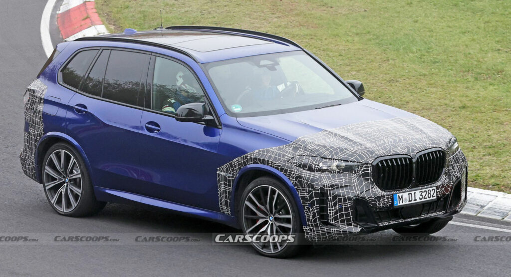 2024 BMW X5 M60i Shows Its Sportier Face, Will Feature Mild Hybrid Tech