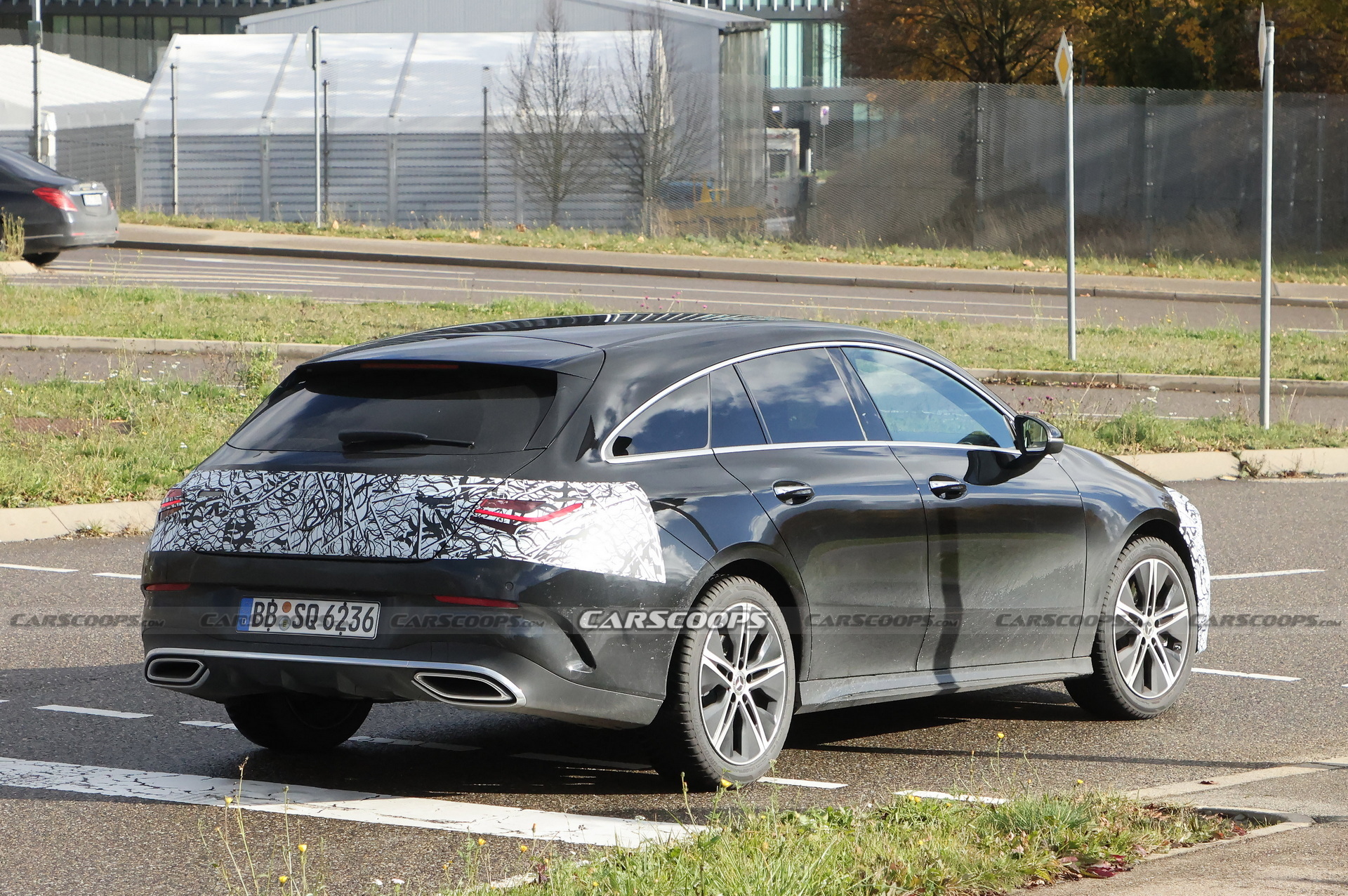 Gently Updated 2024 Mercedes CLA Shooting Brake Spied In Two Colors