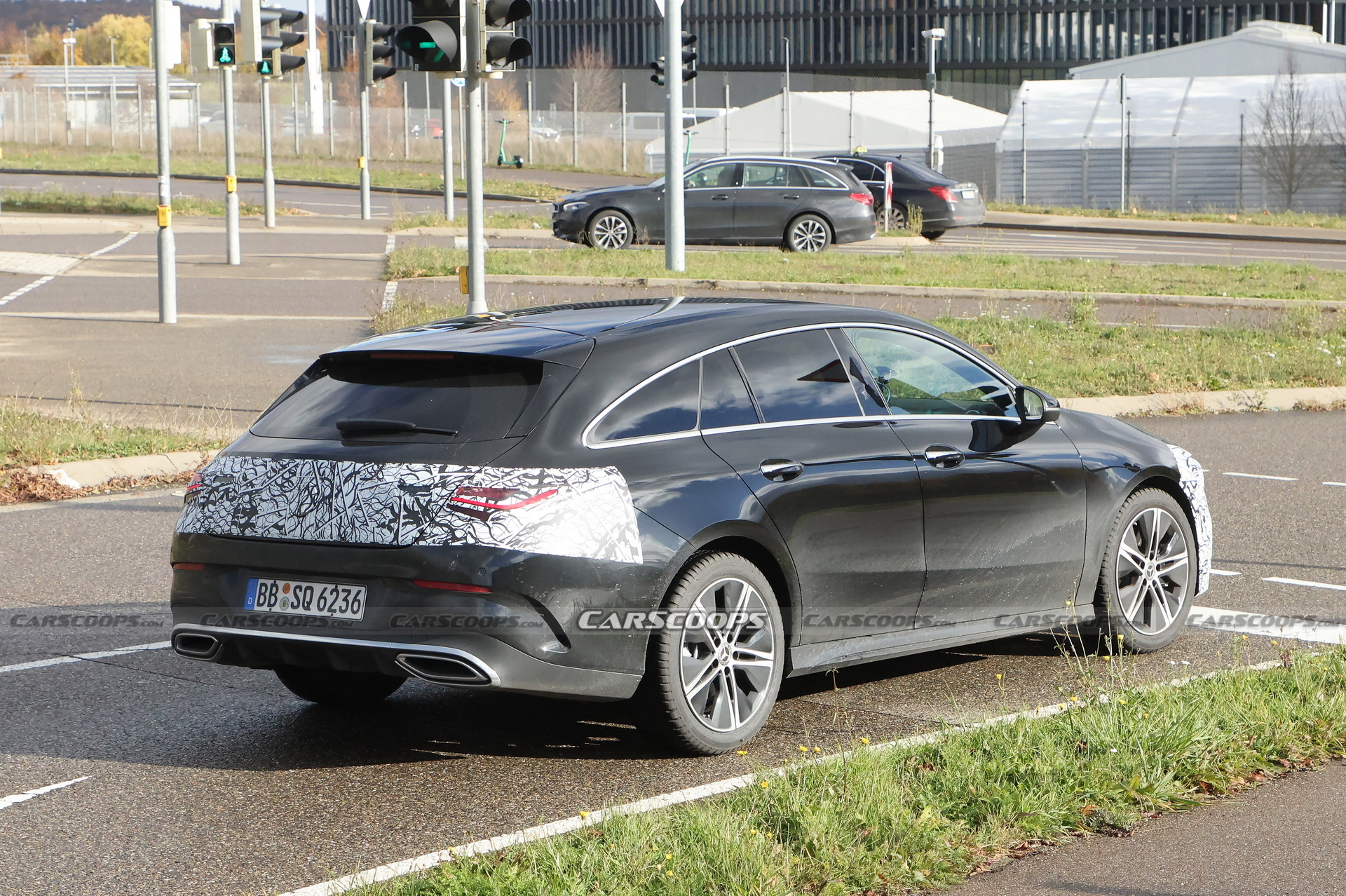Gently Updated 2024 Mercedes CLA Shooting Brake Spied In Two Colors
