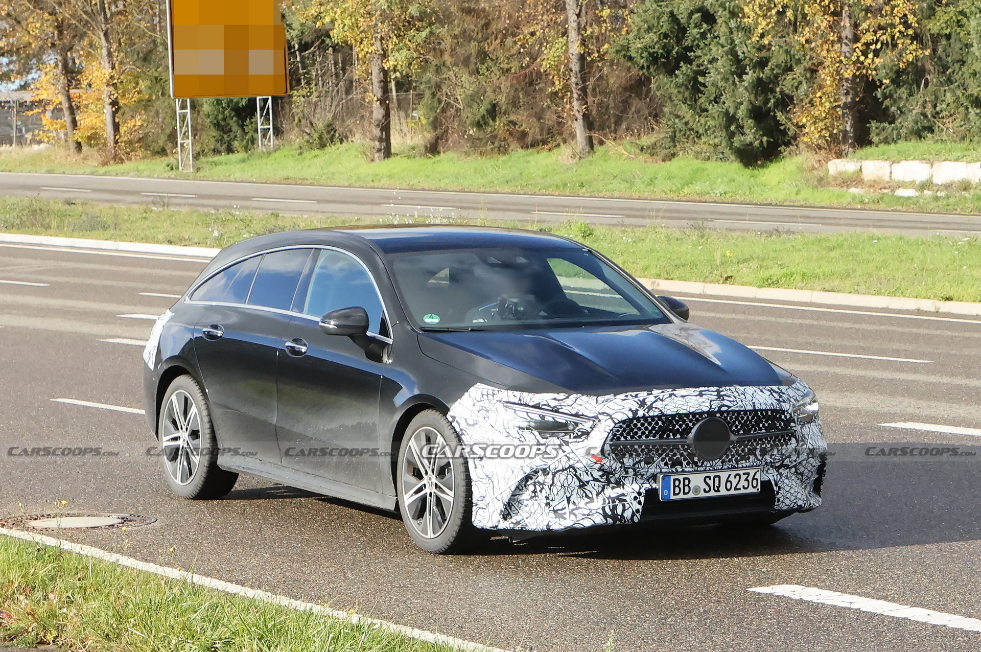 Gently Updated 2024 Mercedes CLA Shooting Brake Spied In Two Colors