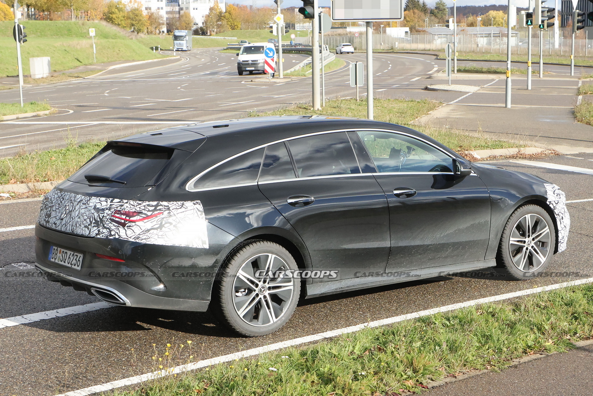Gently Updated 2024 Mercedes CLA Shooting Brake Spied In Two Colors