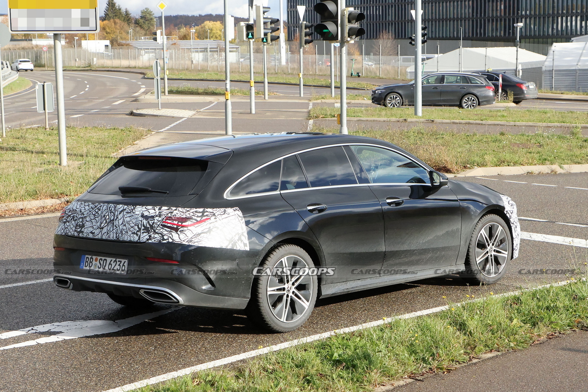 Gently Updated 2024 Mercedes CLA Shooting Brake Spied In Two Colors