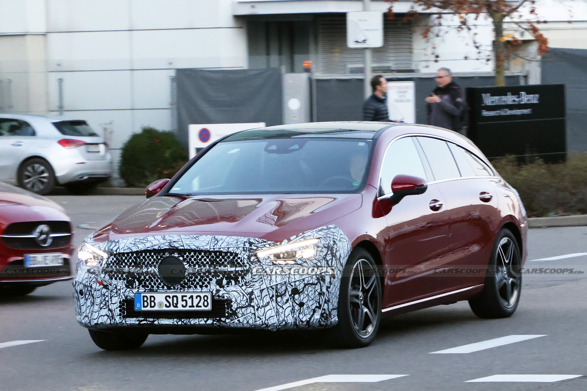 Gently Updated 2024 Mercedes CLA Shooting Brake Spied In Two Colors