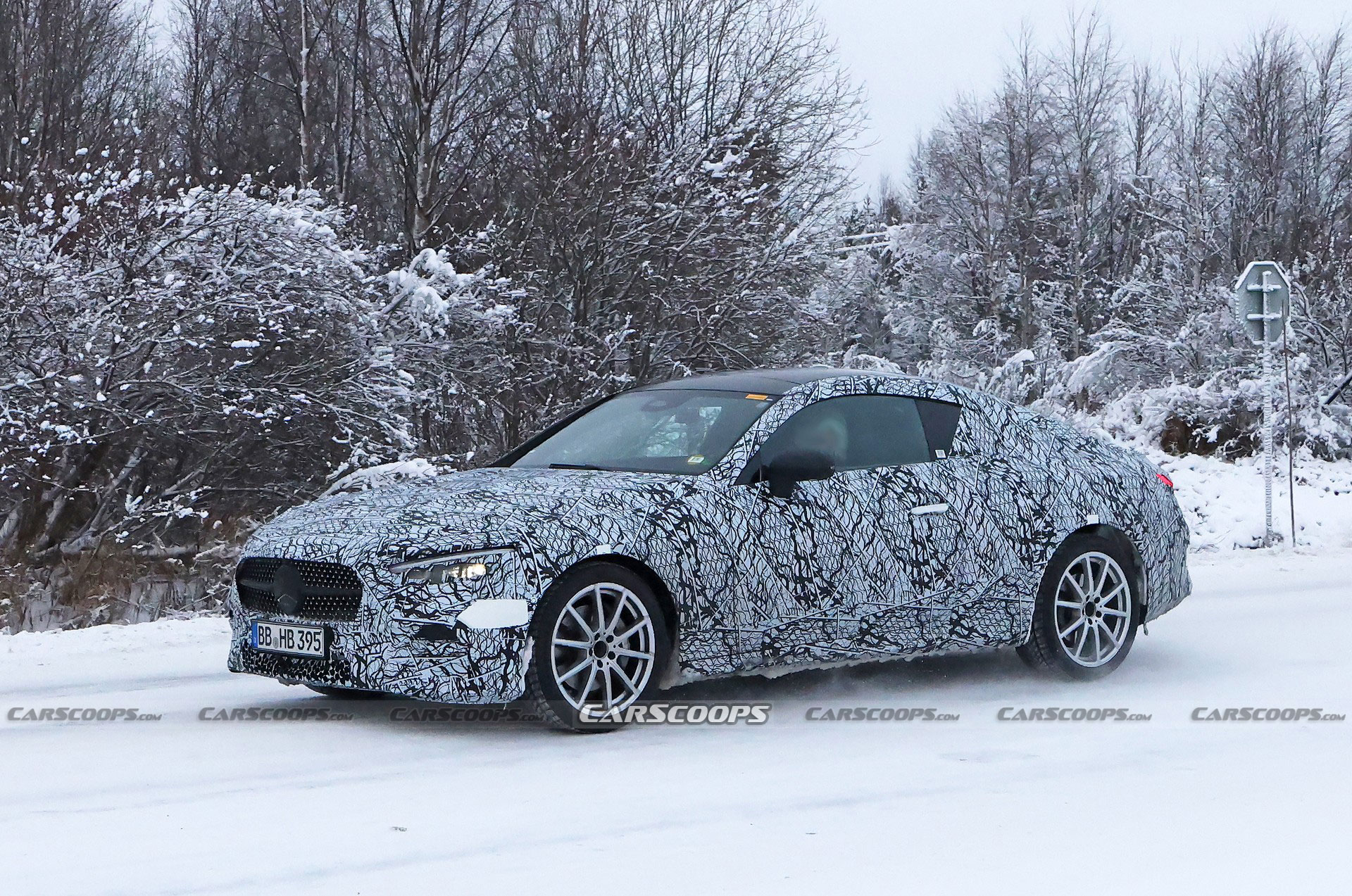 2024 Mercedes-Benz CLE Coupe Spied With Plug-In Hybrid Power