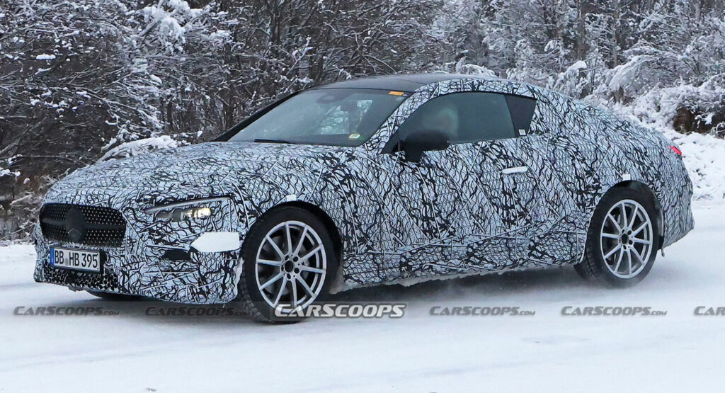  2024 Mercedes-Benz CLE Coupe Spied With Plug-In Hybrid Power