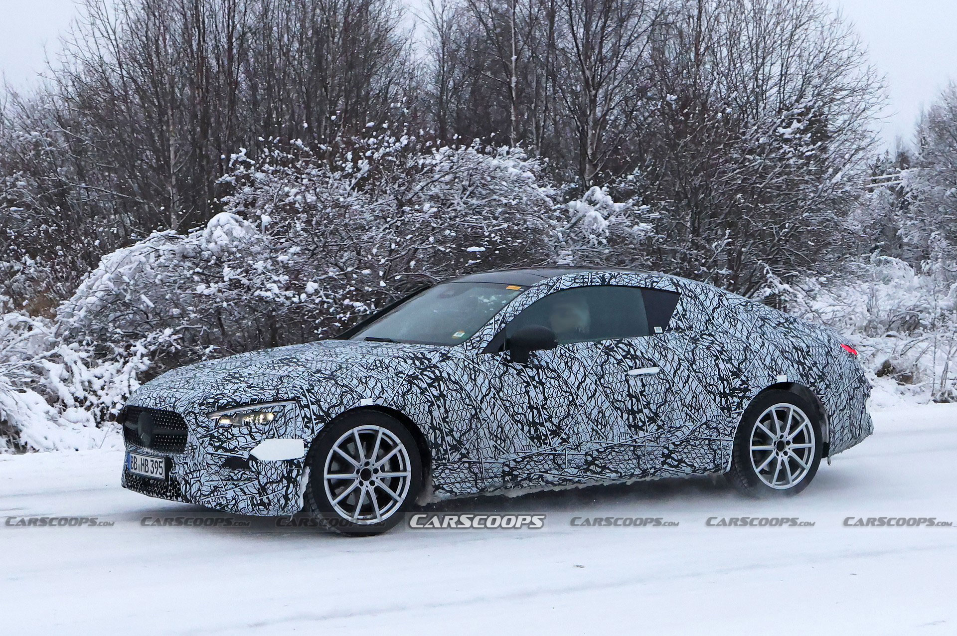 2024 Mercedes-Benz CLE Coupe Spied With Plug-In Hybrid Power