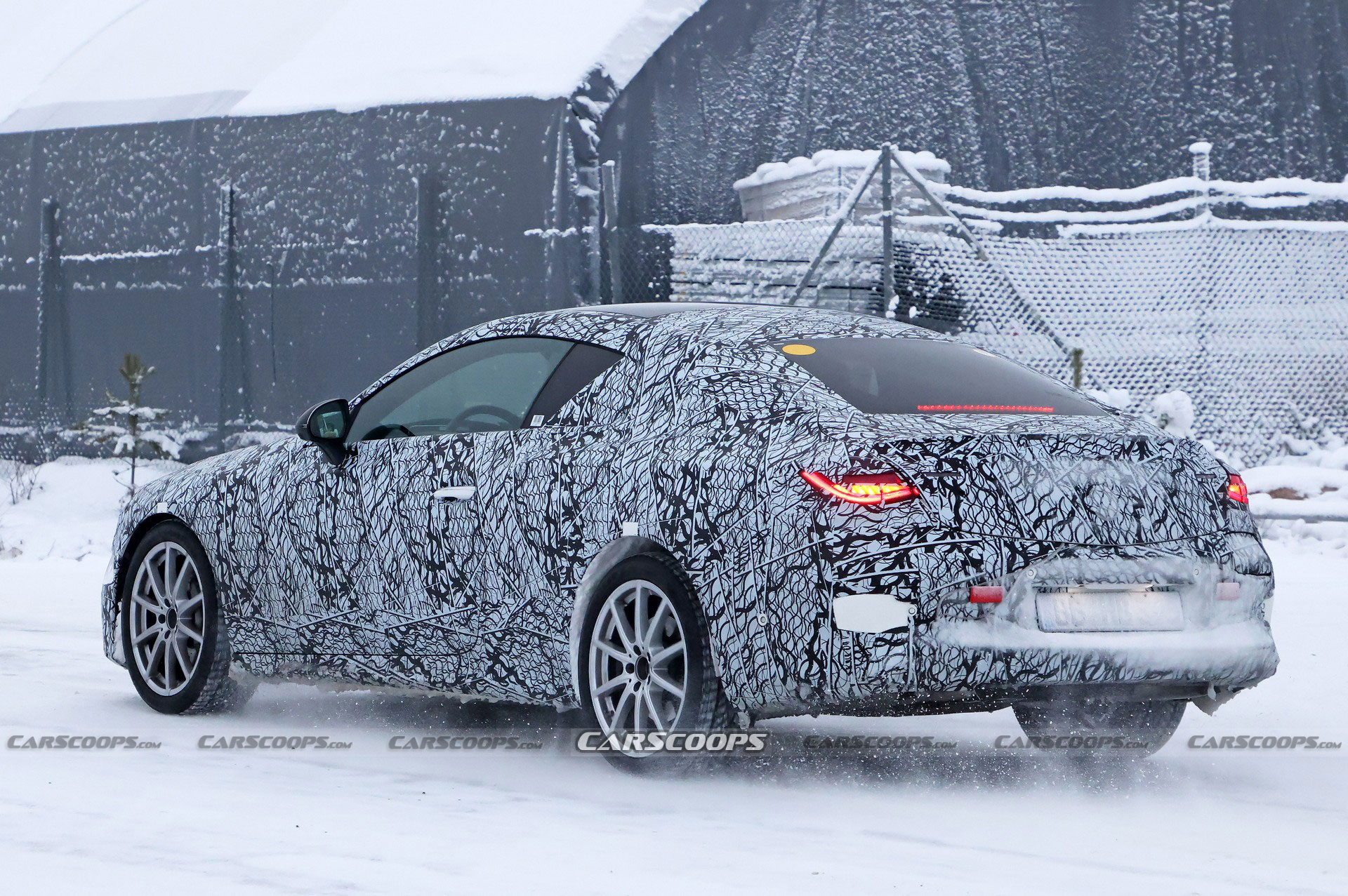 2024 Mercedes-Benz CLE Coupe Spied With Plug-In Hybrid Power