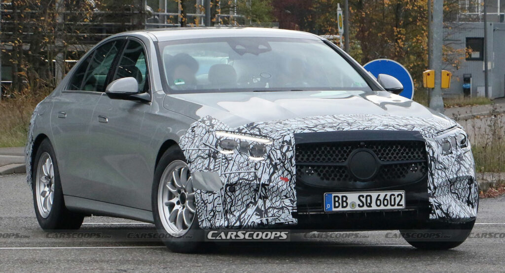  2024 Mercedes E-Class Drops Disguise And Shows Its New, Sleeker Body
