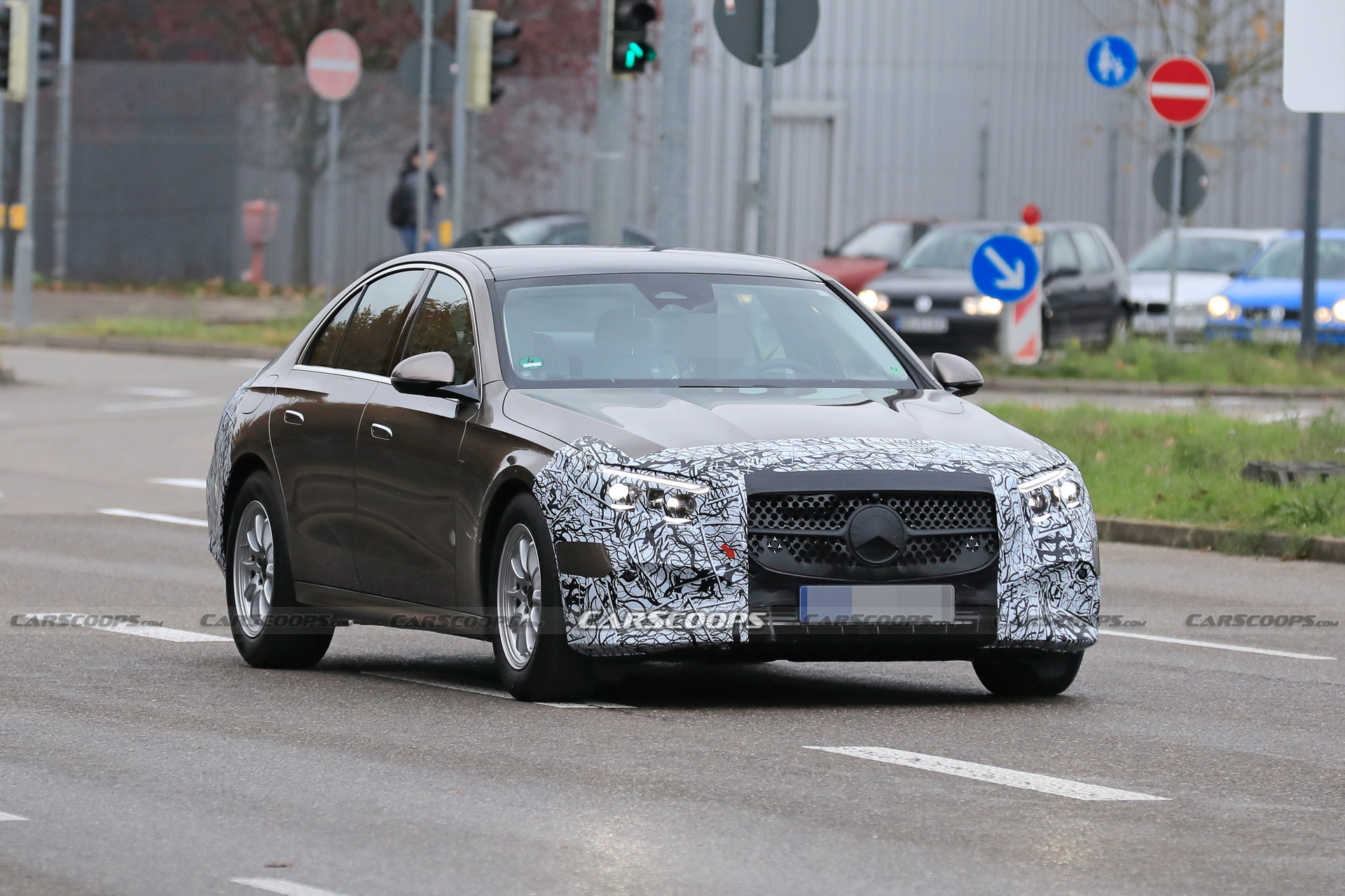 2024 Mercedes E-Class Prototype Photographed Inside And Out