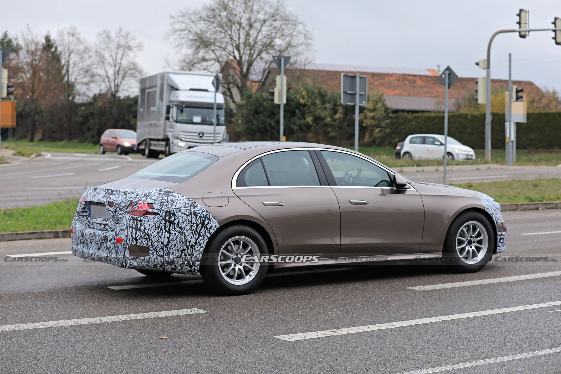 2024 Mercedes E-Class Prototype Photographed Inside And Out