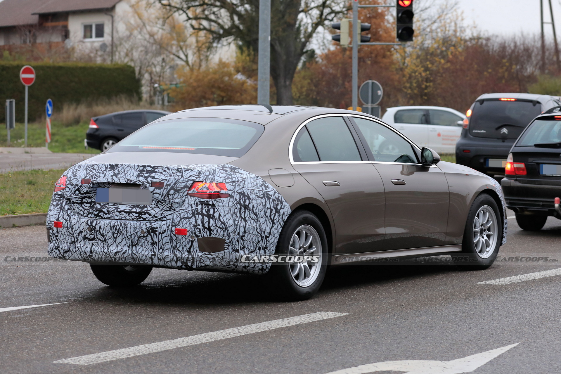 2024 Mercedes E-Class Prototype Photographed Inside And Out
