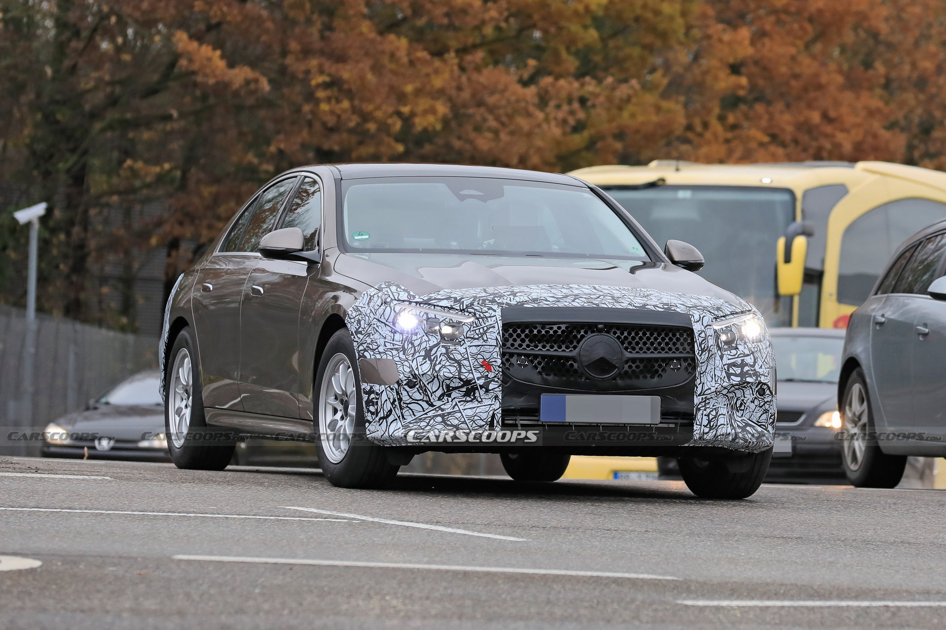 2024 Mercedes E-Class Prototype Photographed Inside And Out