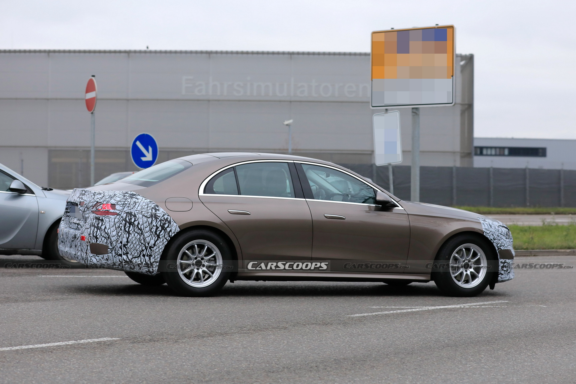 2024 Mercedes E-Class Prototype Photographed Inside And Out