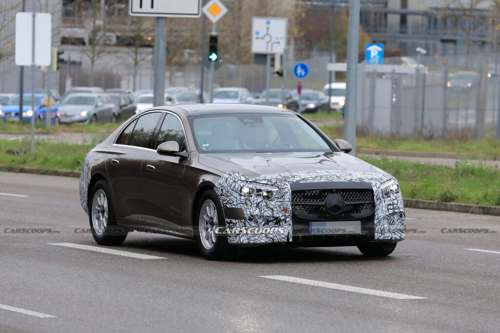 2024 Mercedes E-Class Prototype Photographed Inside And Out | Carscoops
