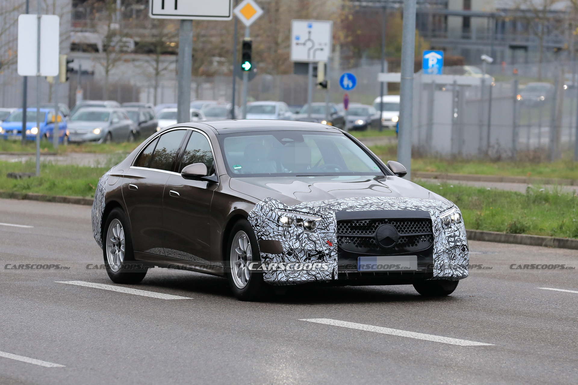 2024 Mercedes E-Class Prototype Photographed Inside And Out