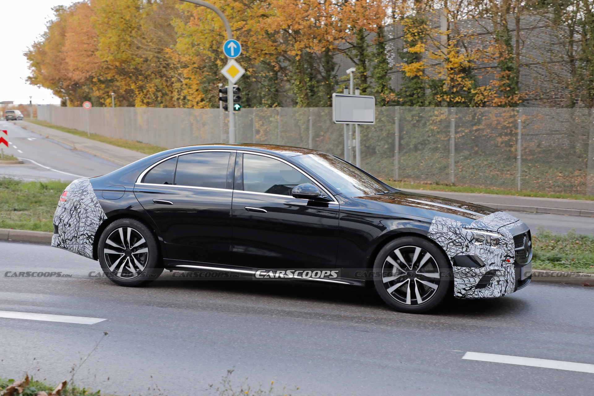 2024 Mercedes E-Class Prototype Photographed Inside And Out