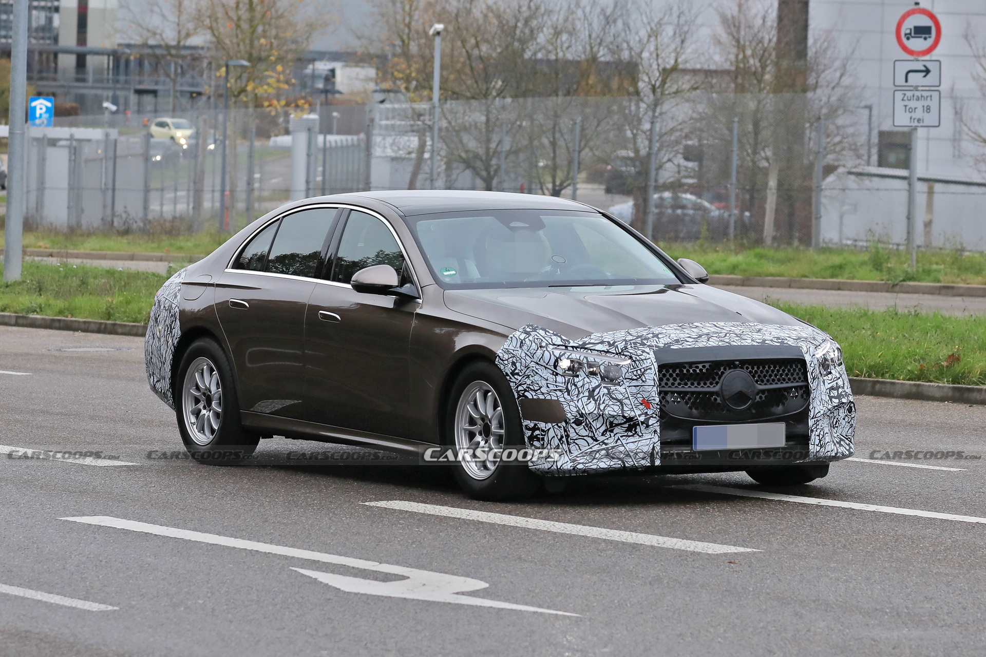 2024 Mercedes E-Class Prototype Photographed Inside And Out