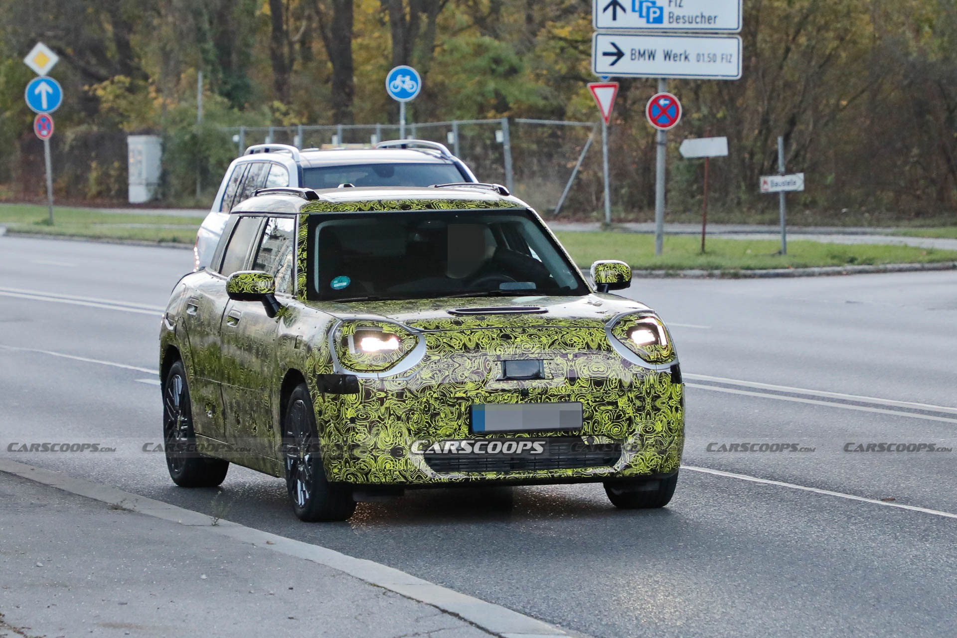 Mini Aceman Electric Crossover Spied Testing On The Streets
