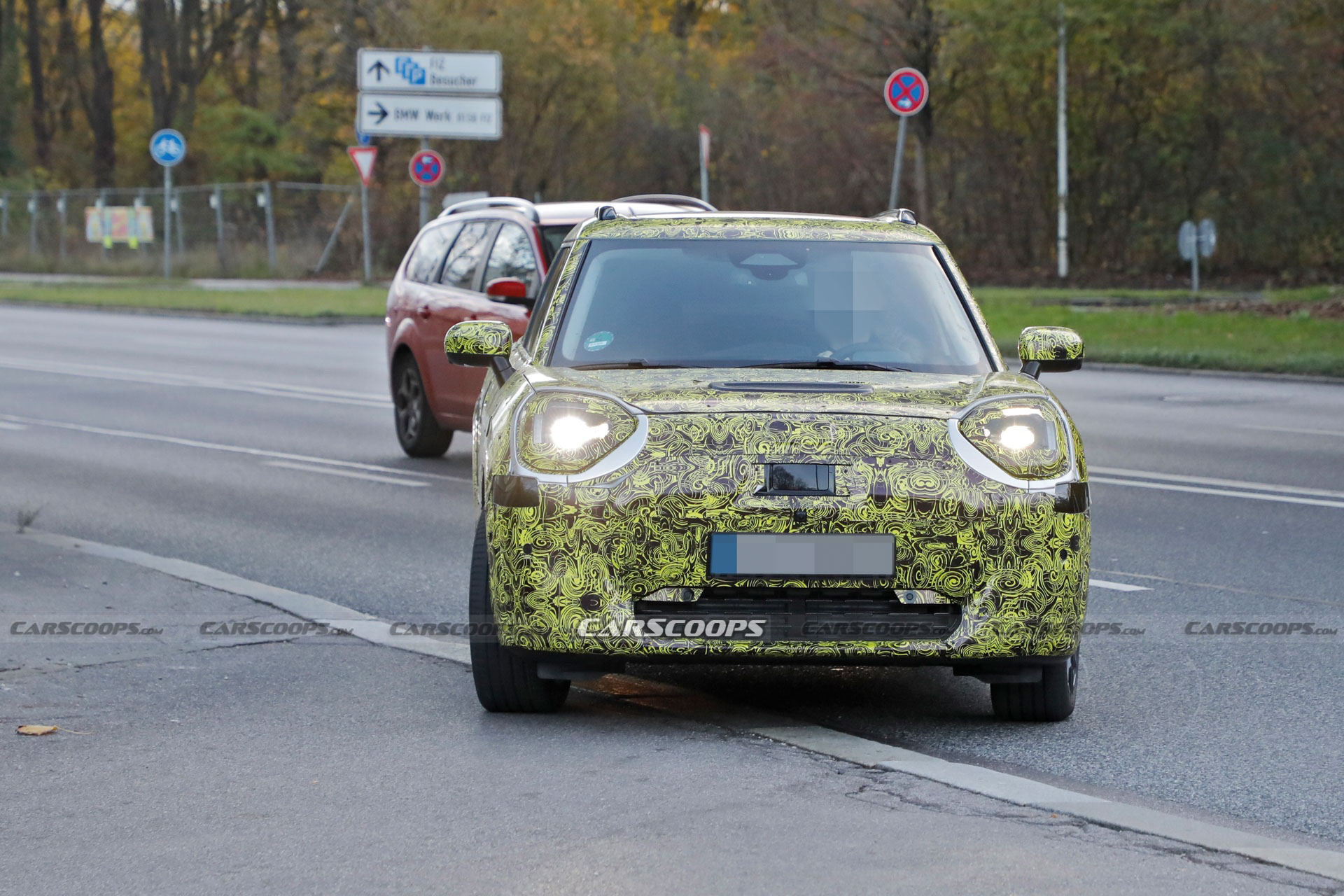 Mini Aceman Electric Crossover Spied Testing On The Streets