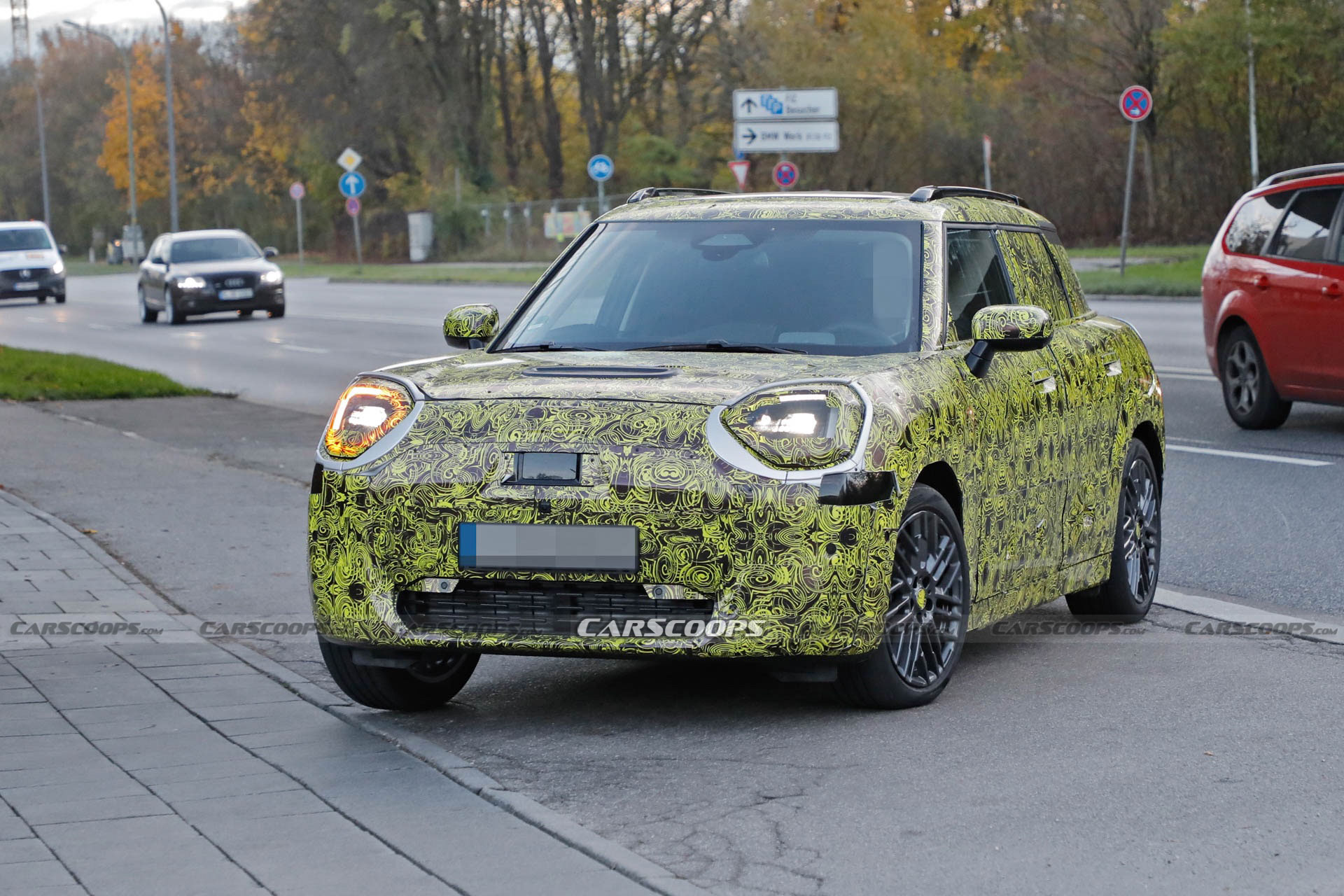 Mini Aceman Electric Crossover Spied Testing On The Streets