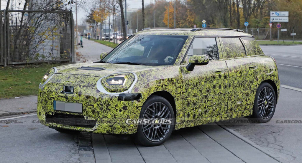 Mini Aceman Electric Crossover Spied Testing On The Streets