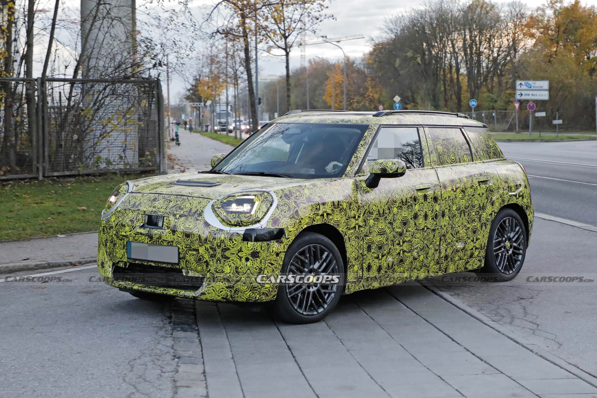 Mini Aceman Electric Crossover Spied Testing On The Streets