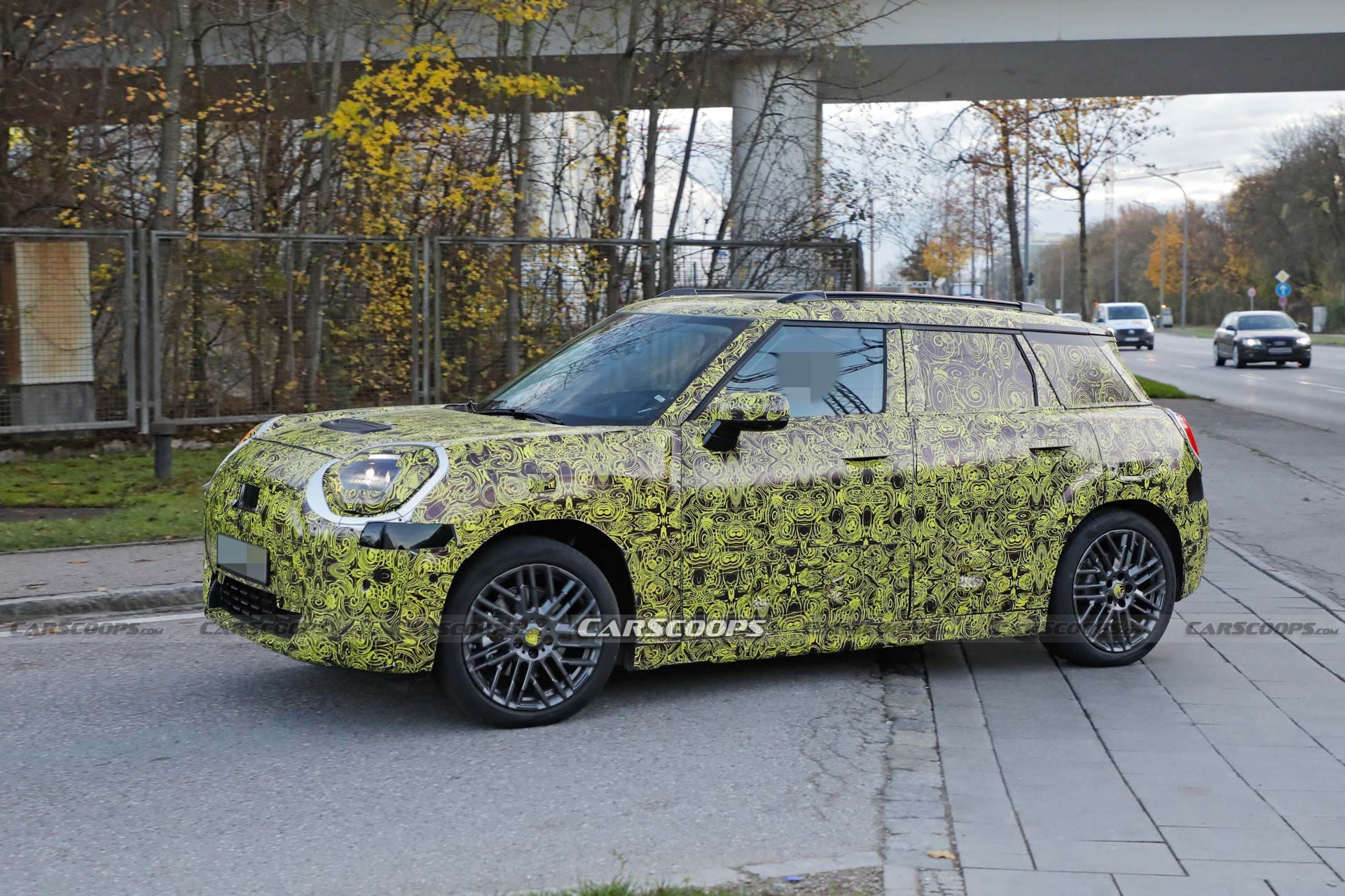 Mini Aceman Electric Crossover Spied Testing On The Streets