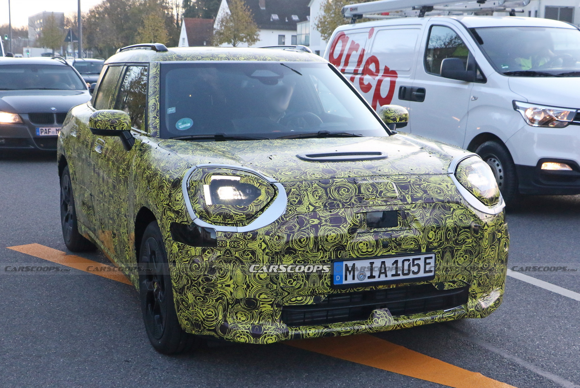 Mini Aceman Electric Crossover Spied Testing On The Streets