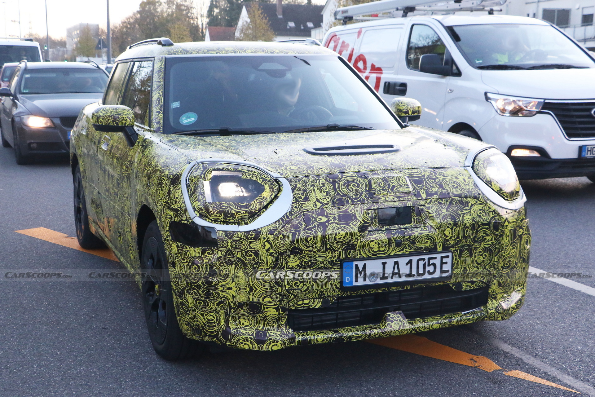 Mini Aceman Electric Crossover Spied Testing On The Streets