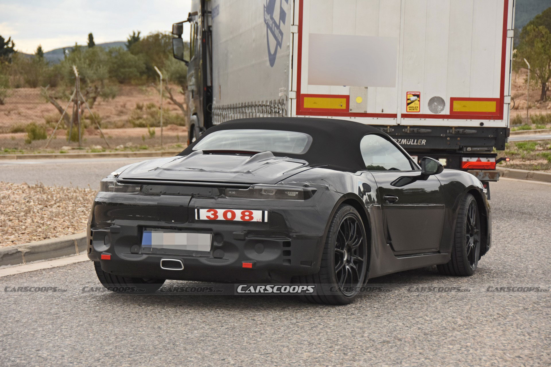 2025 Porsche 718 Boxster EV Spied As Part Evolution, Part Revolution