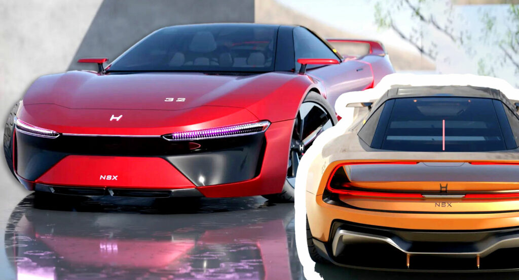  2026 Acura NSX Rendering Looks To The Past For A Sexy Future