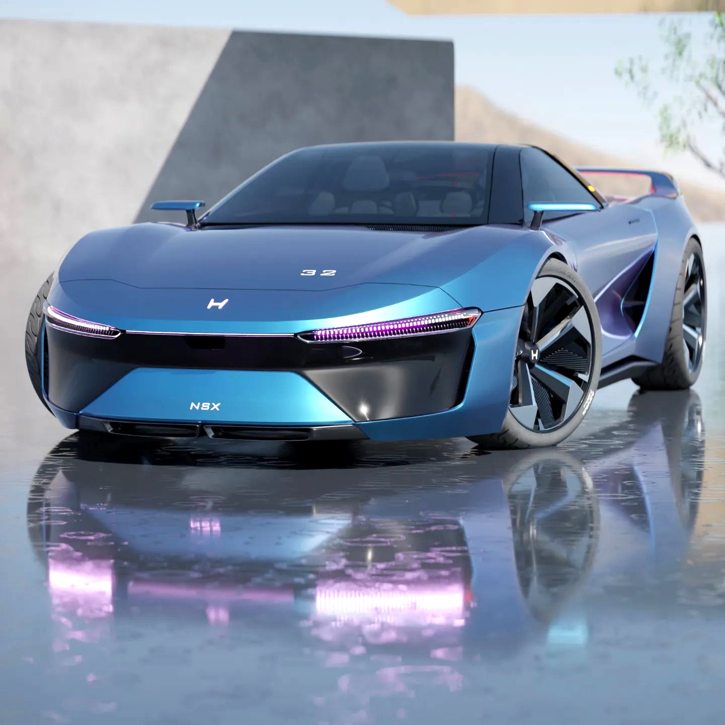 2026 Acura NSX Rendering Looks To The Past For A Sexy Future