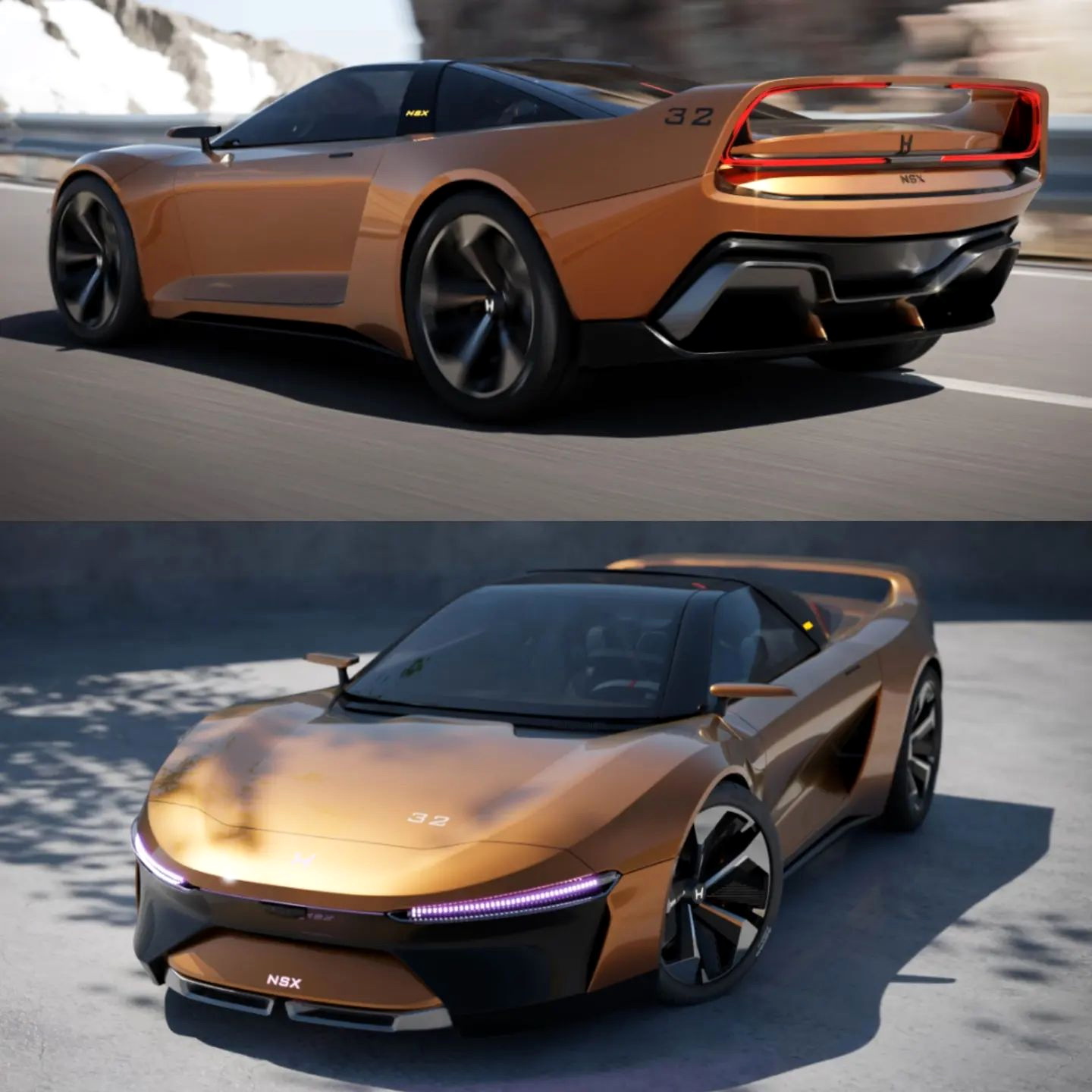 2026 Acura NSX Rendering Looks To The Past For A Sexy Future