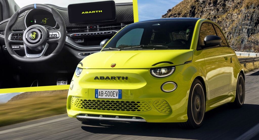  Abarth 500e Revealed: New Electric Hot Hatch Offers 153 HP, 0-62 In 7 Sec