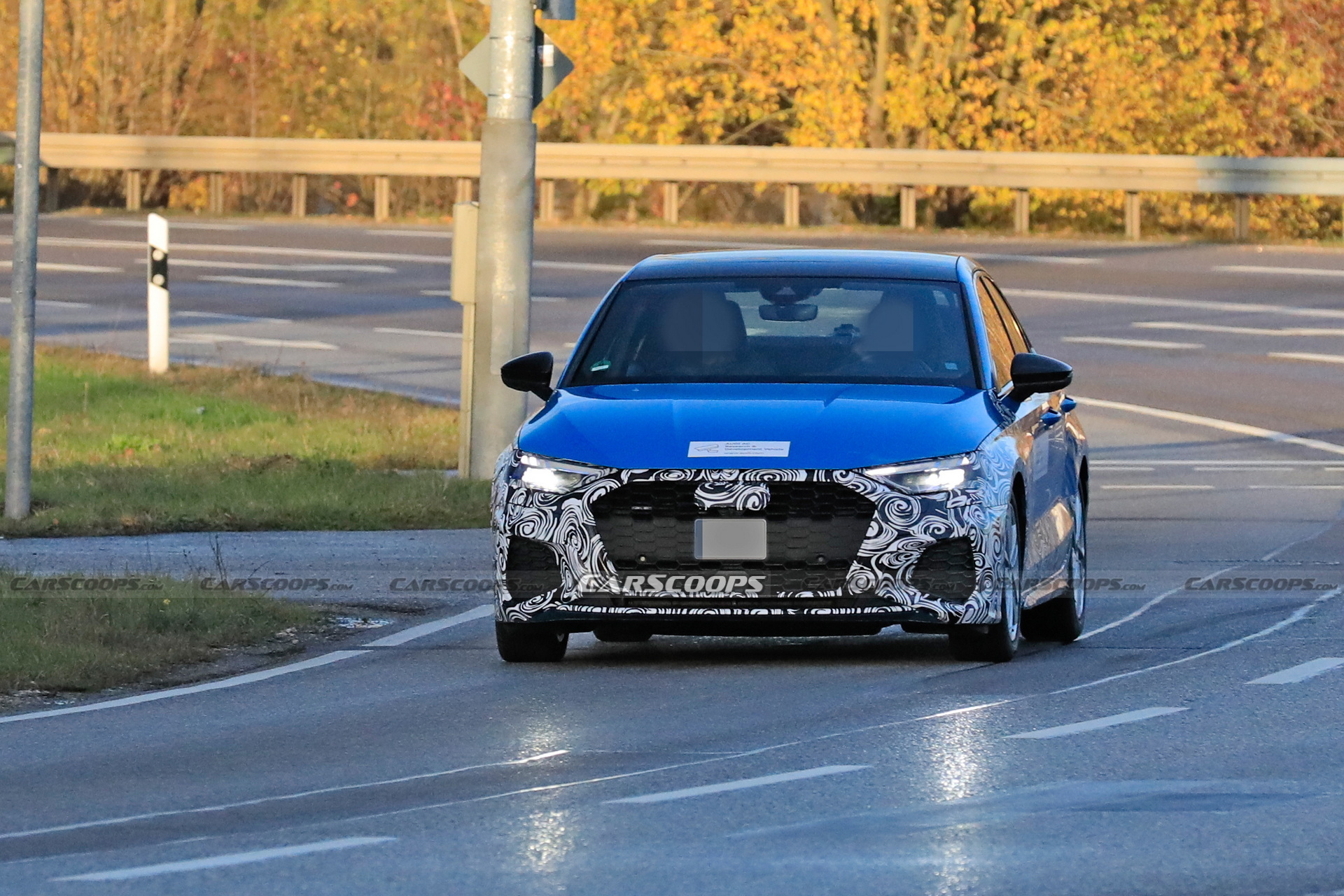 2024 Audi A3 Sedan Makes Spy Debut Hiding Minor Changes