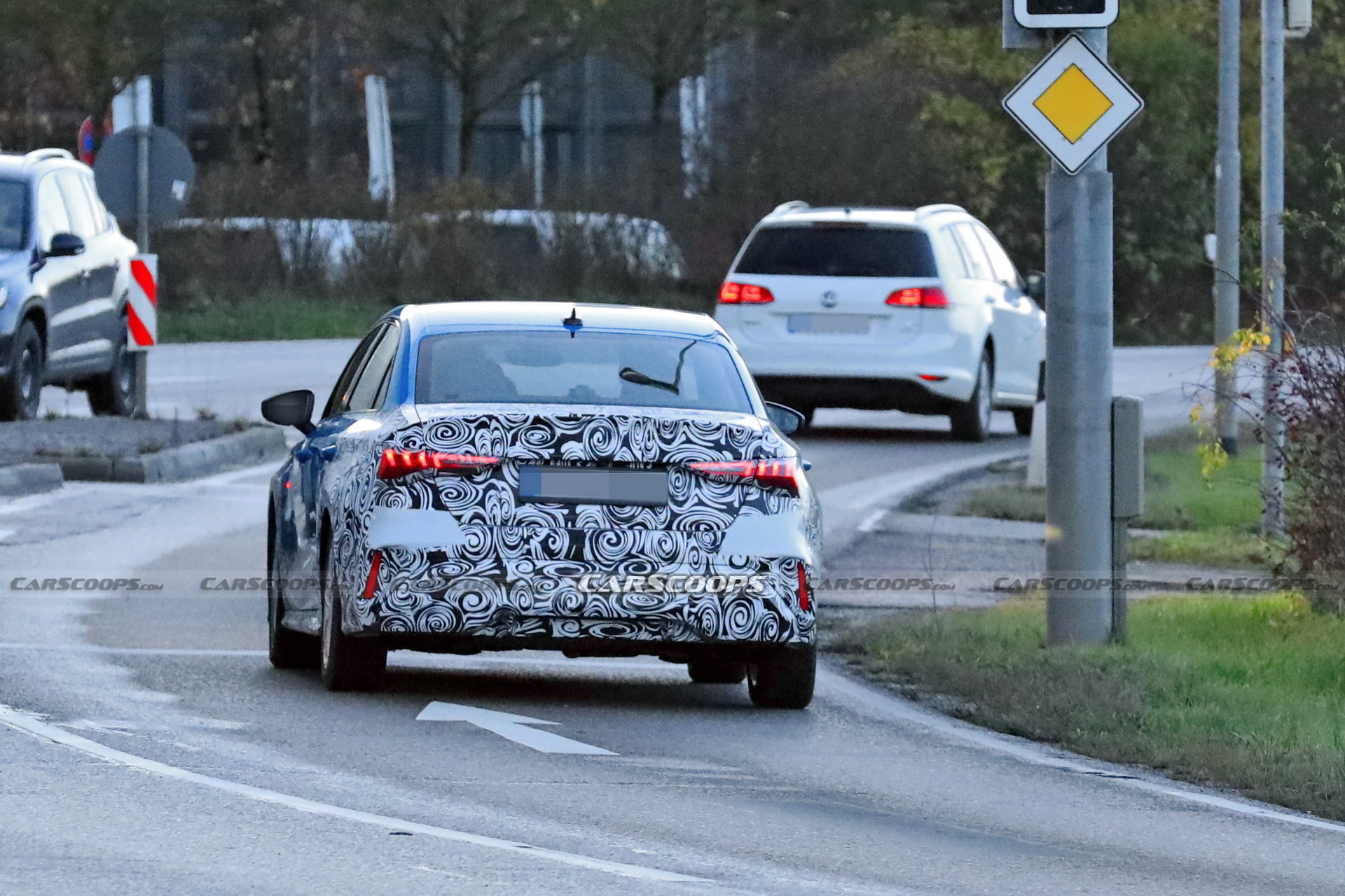 2024 Audi A3 Sedan Makes Spy Debut Hiding Minor Changes