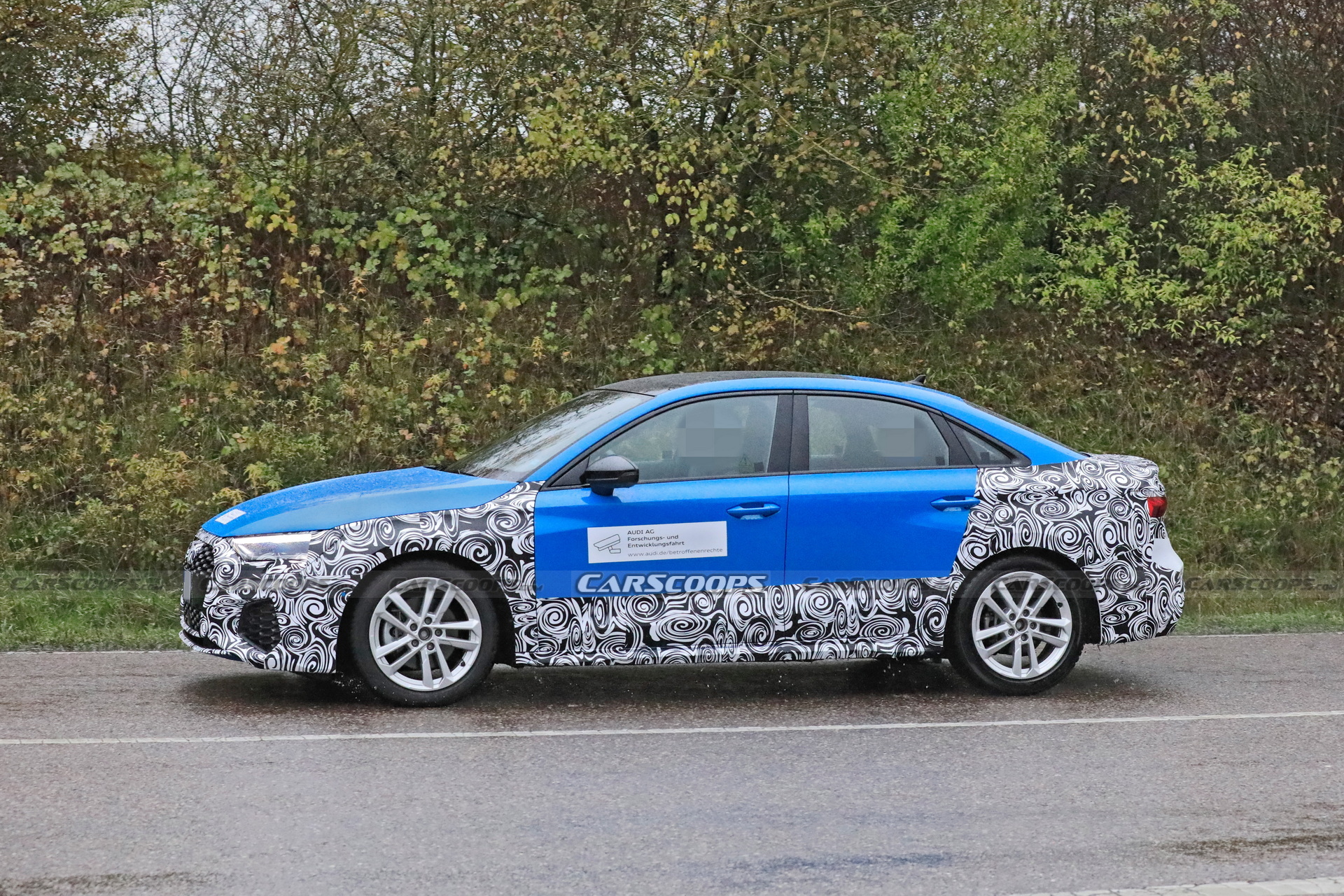 2024 Audi A3 Sedan Makes Spy Debut Hiding Minor Changes