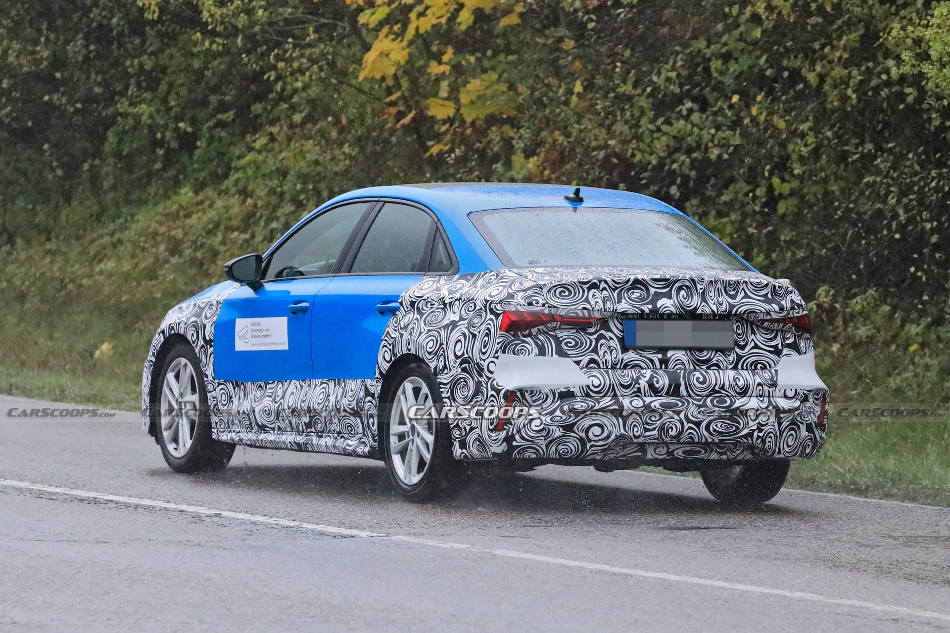 2024 Audi A3 Sedan Makes Spy Debut Hiding Minor Changes