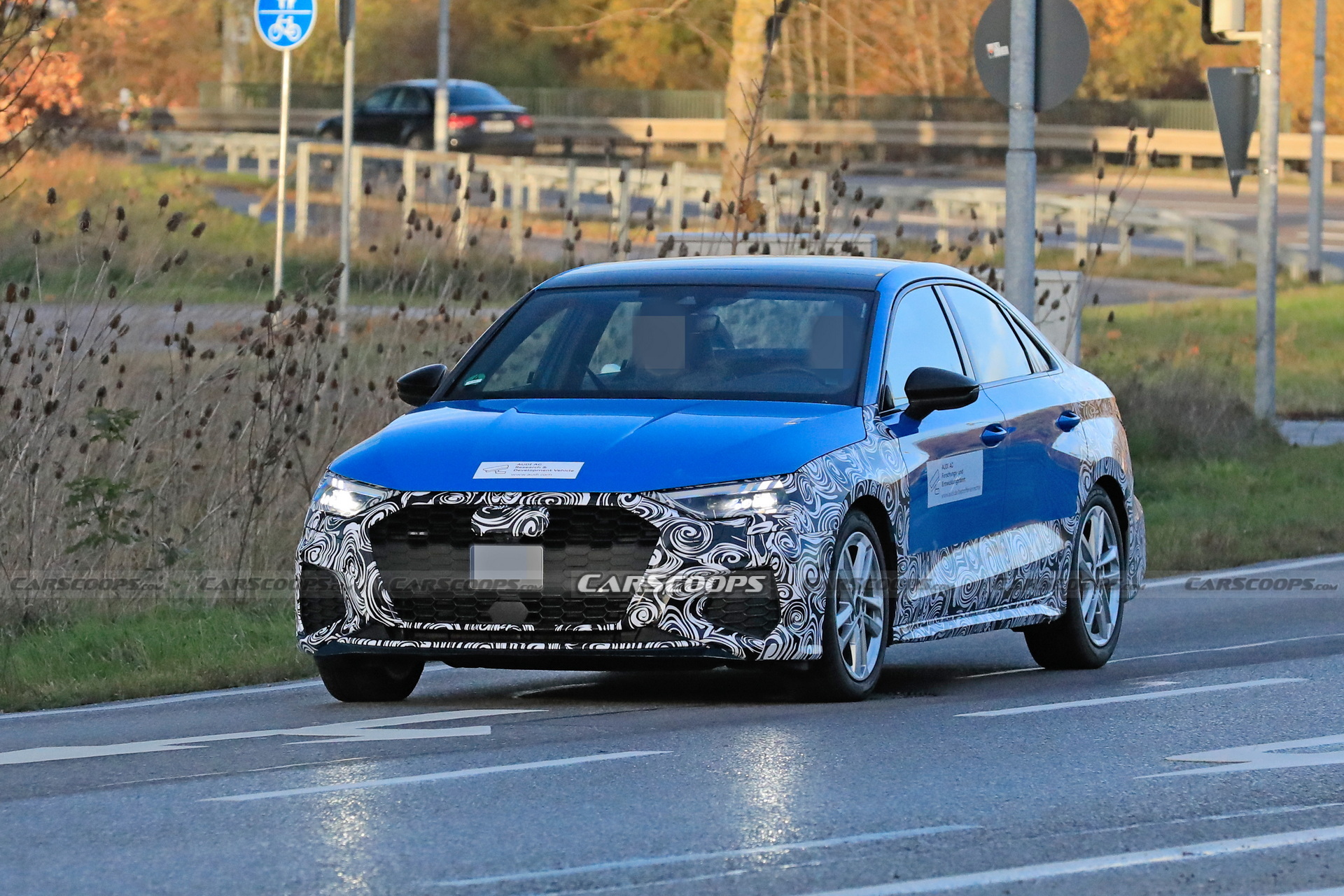 2024 Audi A3 Sedan Makes Spy Debut Hiding Minor Changes